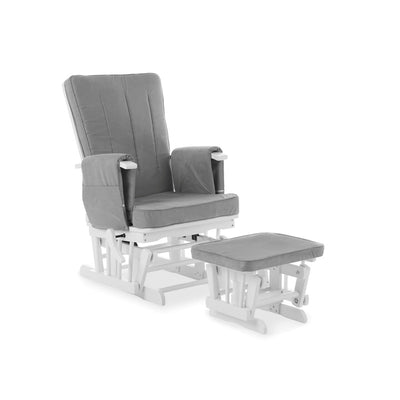 Obaby Deluxe Reclining Glider Chair and Stool