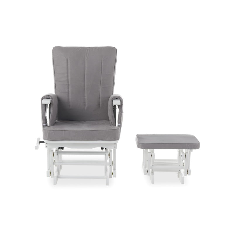 Obaby Deluxe Reclining Glider Chair and Stool