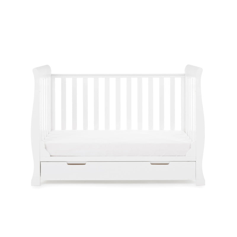 Obaby Stamford Mini Cot Bed - WHITE