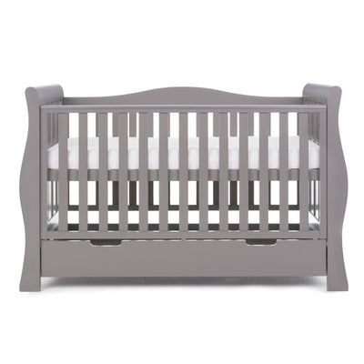 Obaby Stamford Luxe Cot Bed - TAUPE GREY