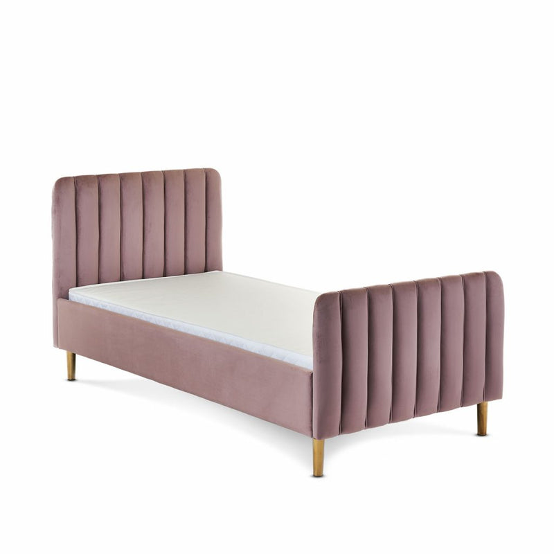 Obaby Gatsby Velvet Single Bed - PINK