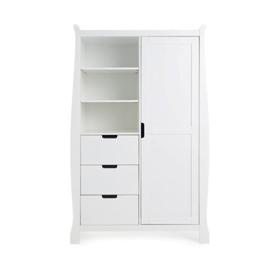 Obaby Stamford Double Wardrobe - WHITE