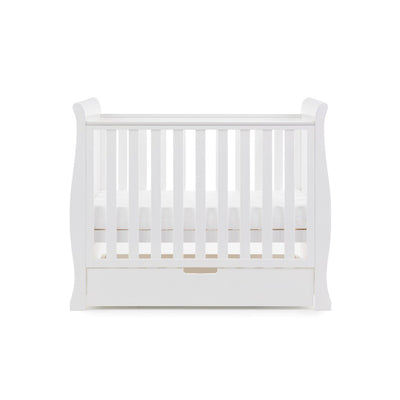 Obaby Stamford Space Saver Cot - WHITE