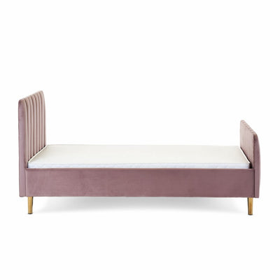 Obaby Gatsby Velvet Single Bed - PINK