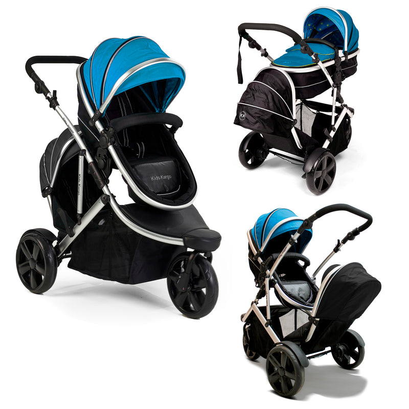 Kids Kargo 3in1 Sports Stroller Tandem Double Jogging Running Stro My Baby Stroller