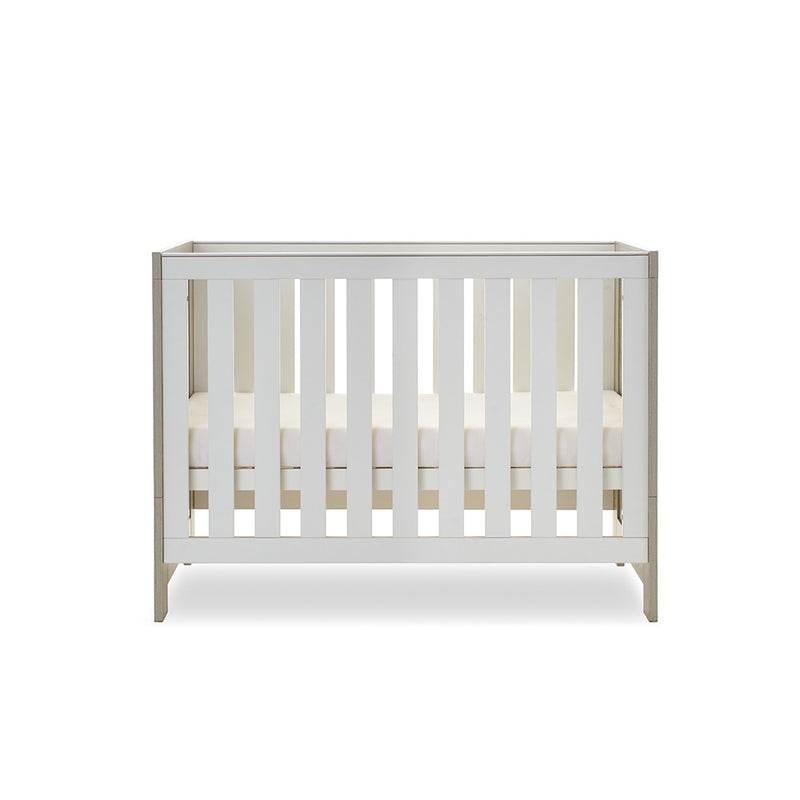 Obaby Nika Mini 2 Piece Room Set & Underdrawer - GREY WASH & WHITE