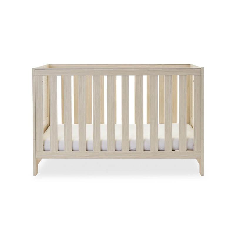 Obaby Nika Cot Bed - OATMEAL