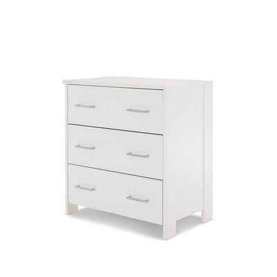 Obaby Nika Mini 3 Piece Room Set & Underdrawer - White Wash