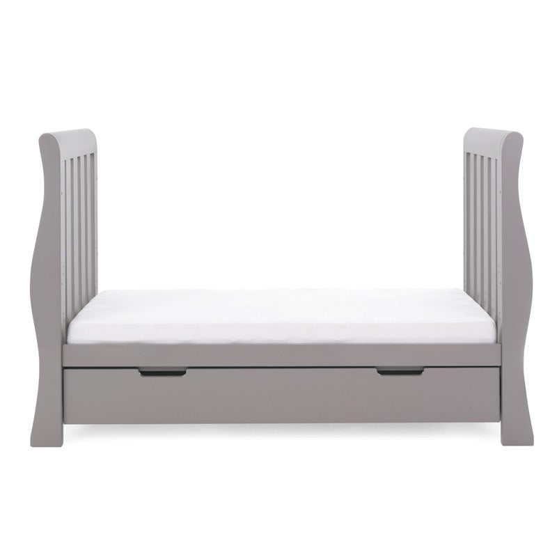 Obaby Stamford Luxe Cot Bed - TAUPE GREY