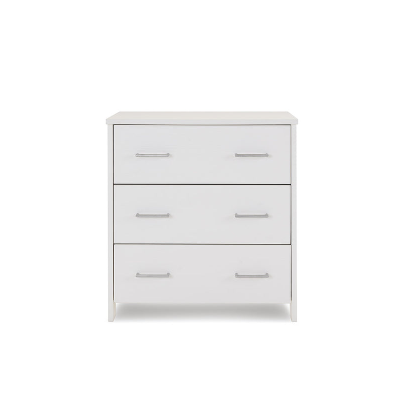 Obaby Nika 3 Piece Room Set & Underdrawer - WHITE WASH