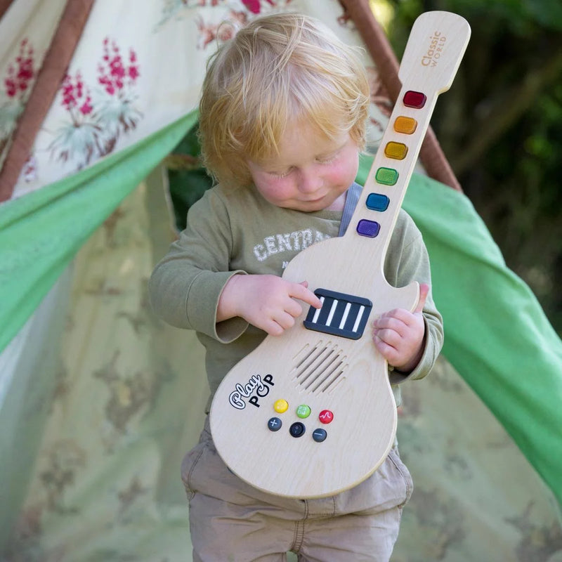 Classic World - Wooden Electric Guitar