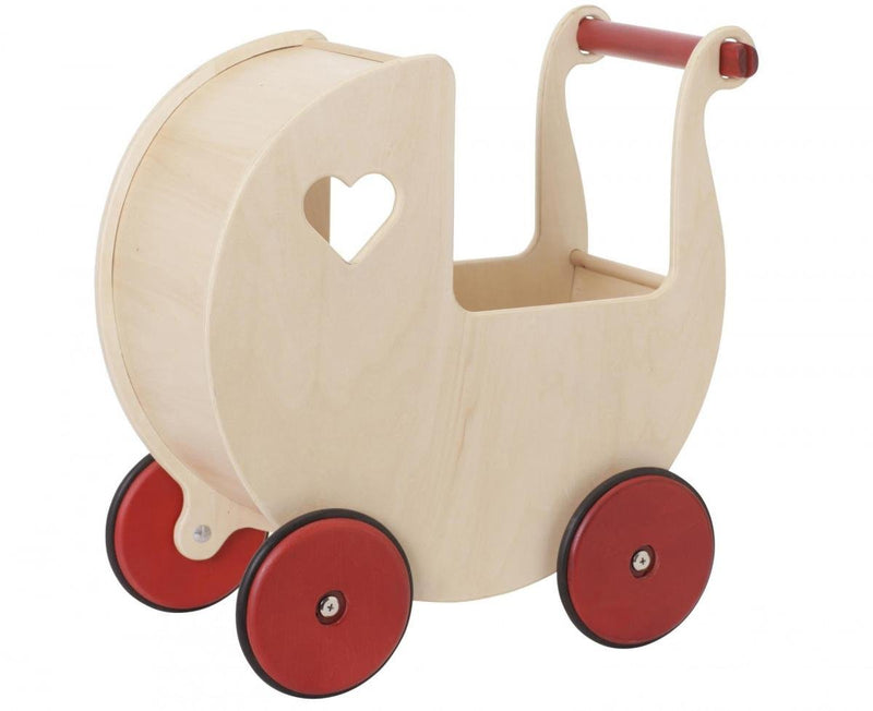 Moover - Dolls Pram Natural Birch