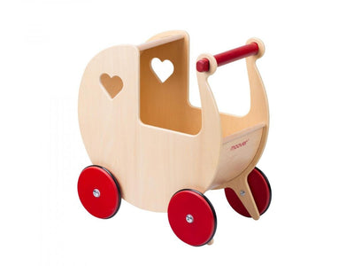 Moover - Dolls Pram Natural Birch