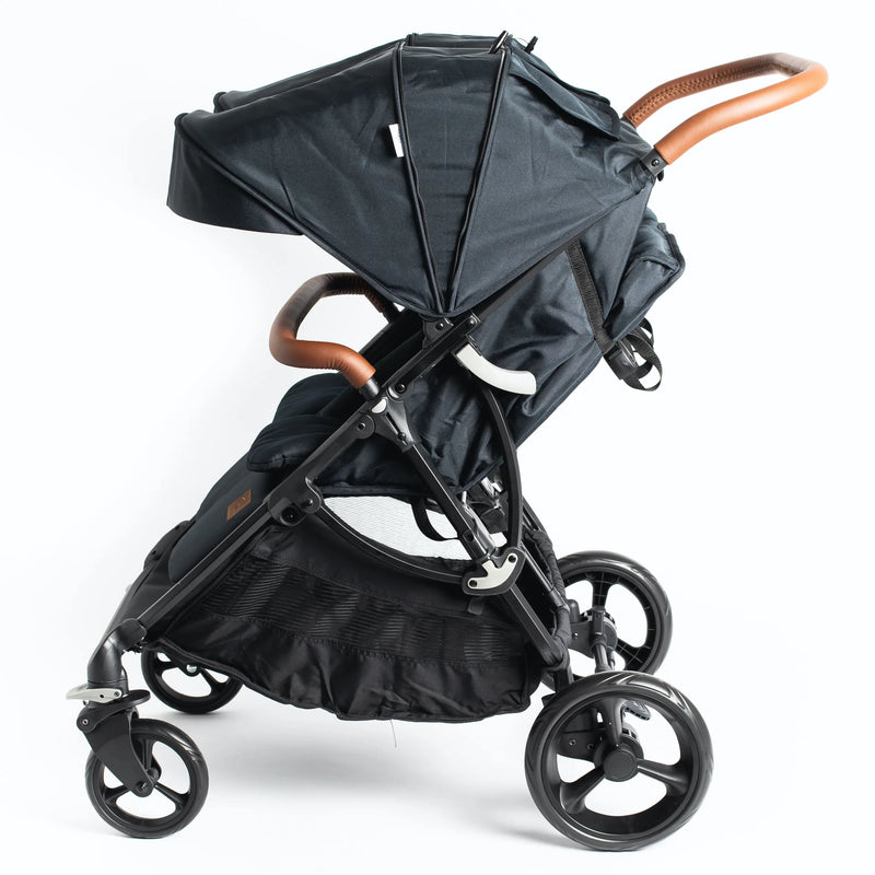 Roma Gemini Double Stroller-Jet Black