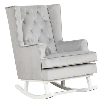 Nursery Collective - Convertible Nursing Rocking Chair - Quiet Grey